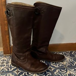 Frye Paige Trapunto Leather Boots